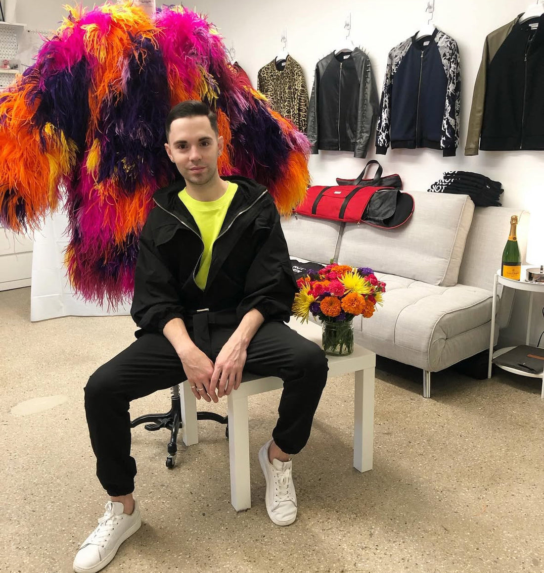 BTS : Tyler Neosloney sews for BOIPKG