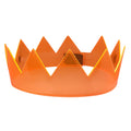 Clear PVC Crowns: Orange