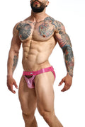 DNGEON Peakaboo Jockstrap BY MOB: Pink Miror / OS
