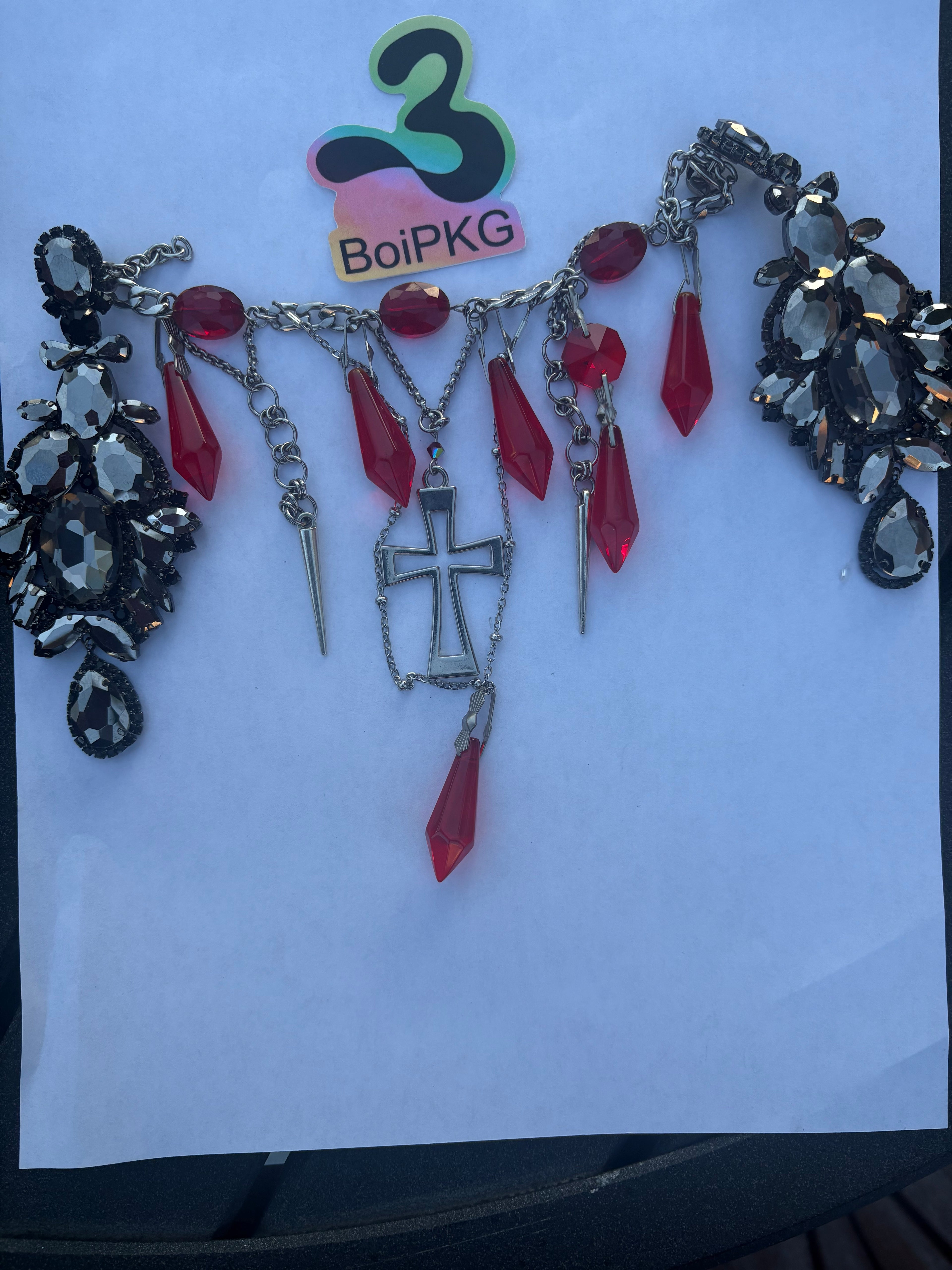 Ripcut Siam Drip Collection Bracelet/Anklet, Necklace, Earrings Jewelry