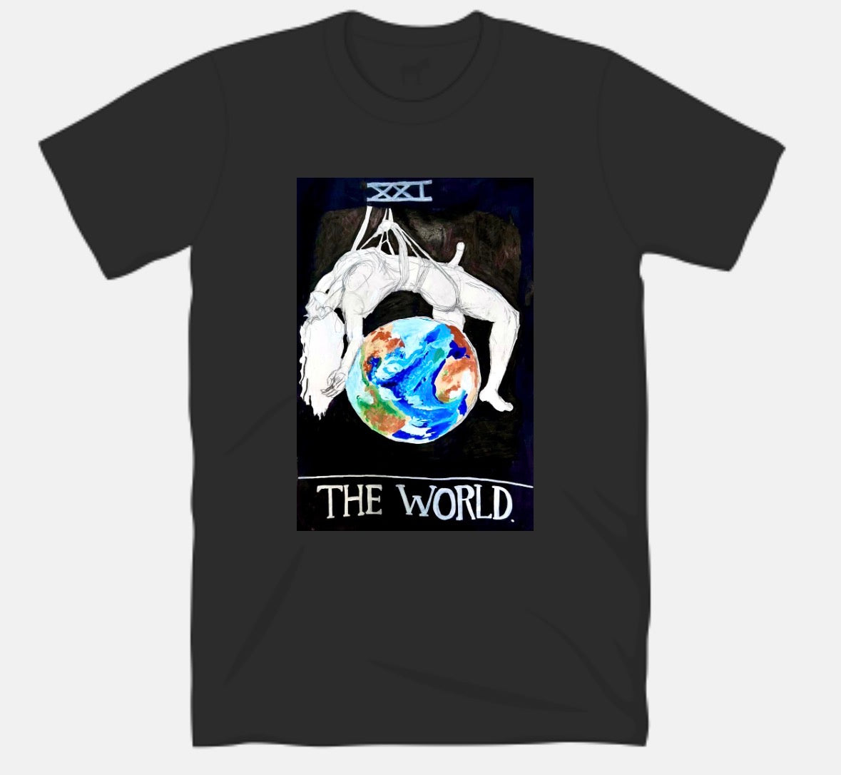 The World Graphic Tarot Tee-by Necla