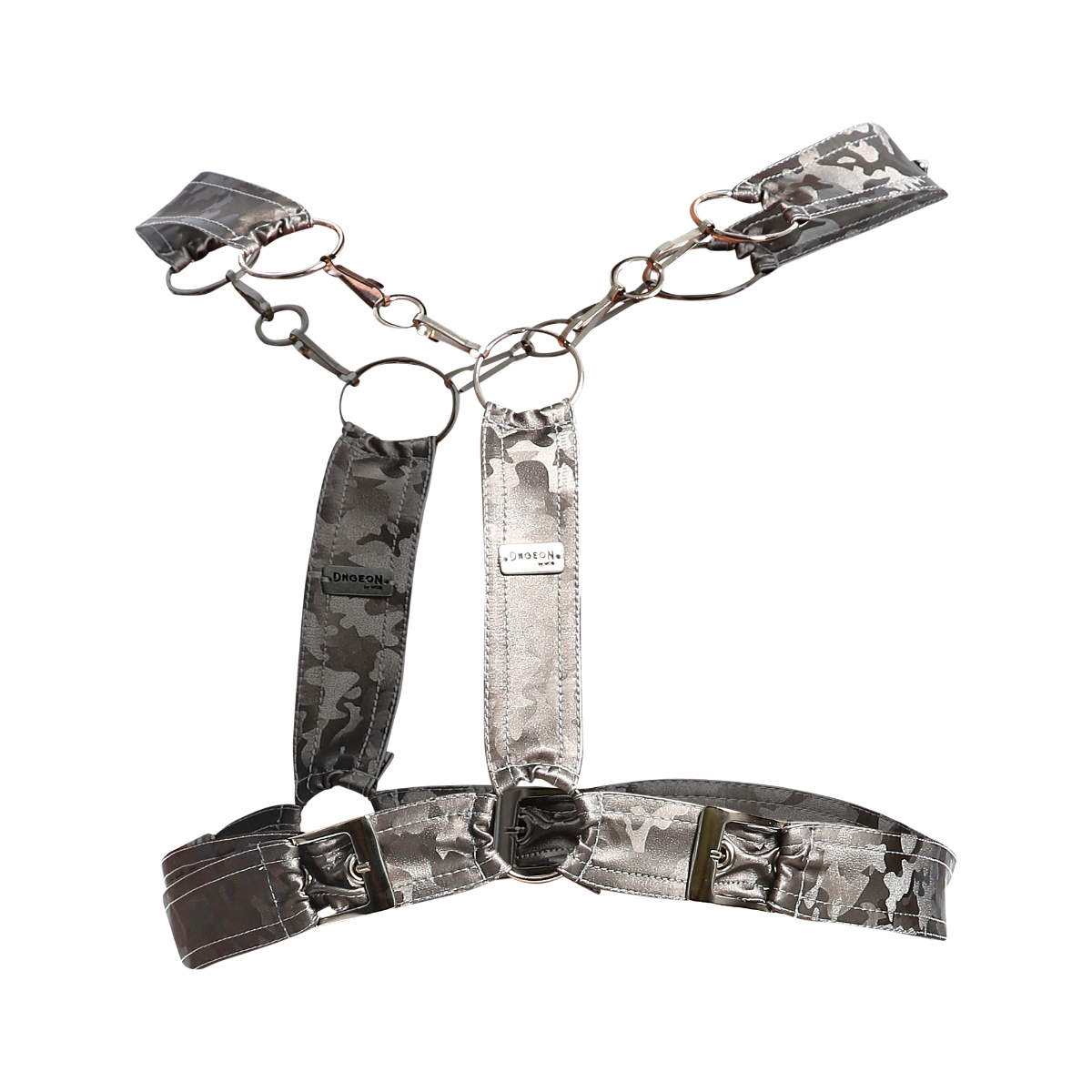 Dngeon Cross Chain Harness: LilaCamo / OS