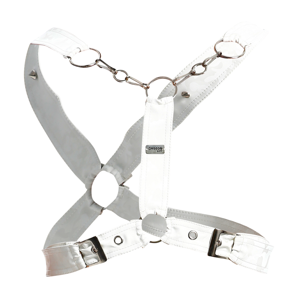 Dngeon Cross Chain Harness: LilaCamo / OS