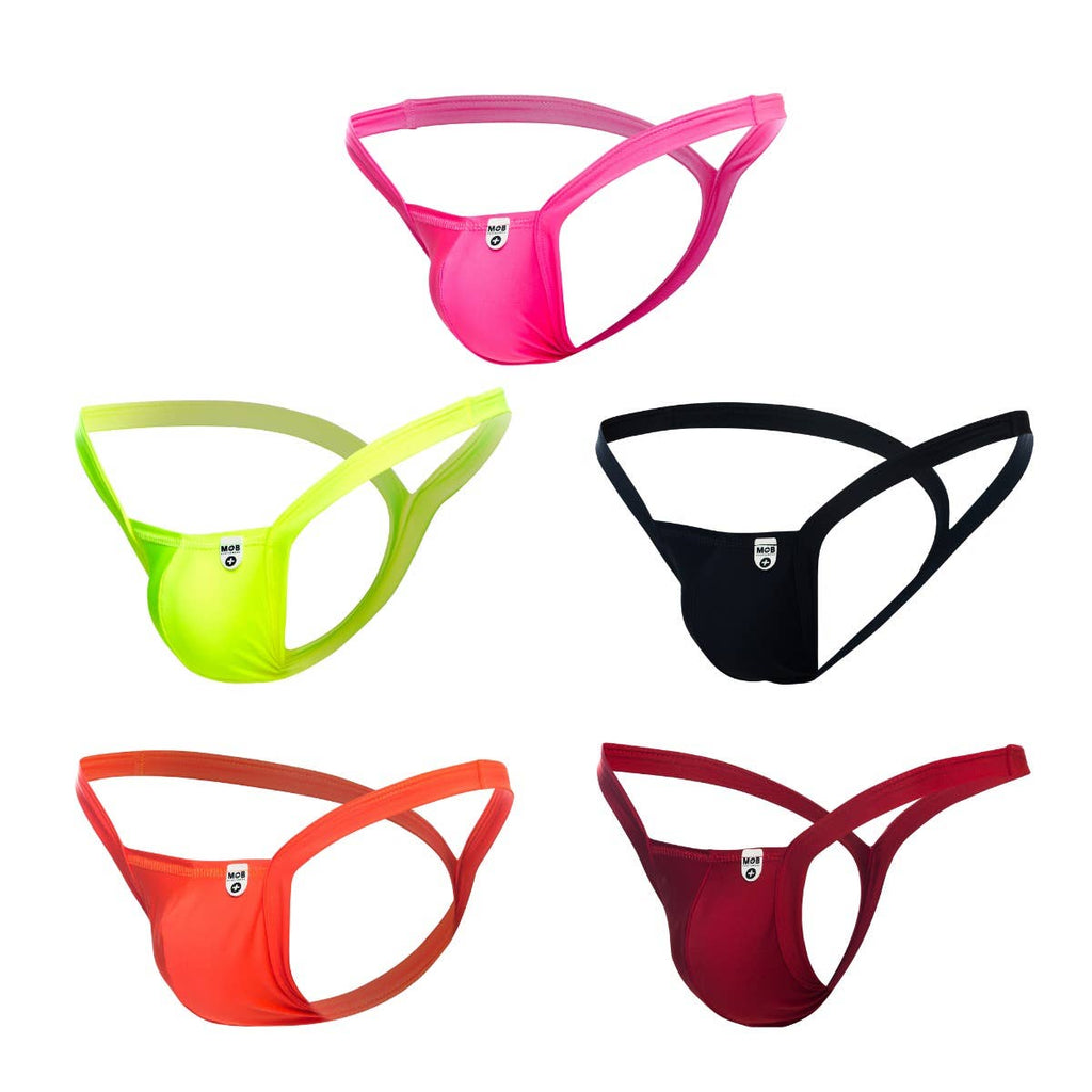 Y Buns Thong: Neon Yellow / Medium