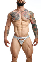 DNGEON Peakaboo Jockstrap BY MOB: Zebra / OS