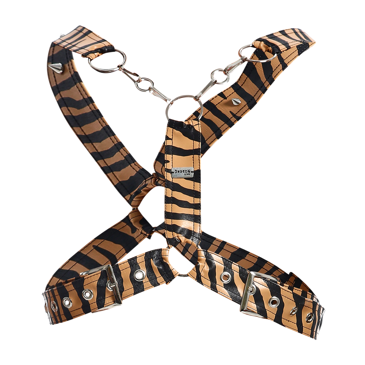 Dngeon Cross Chain Harness: LilaCamo / OS