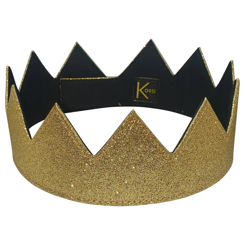 Glitter Crown: Gold- Angel Wings