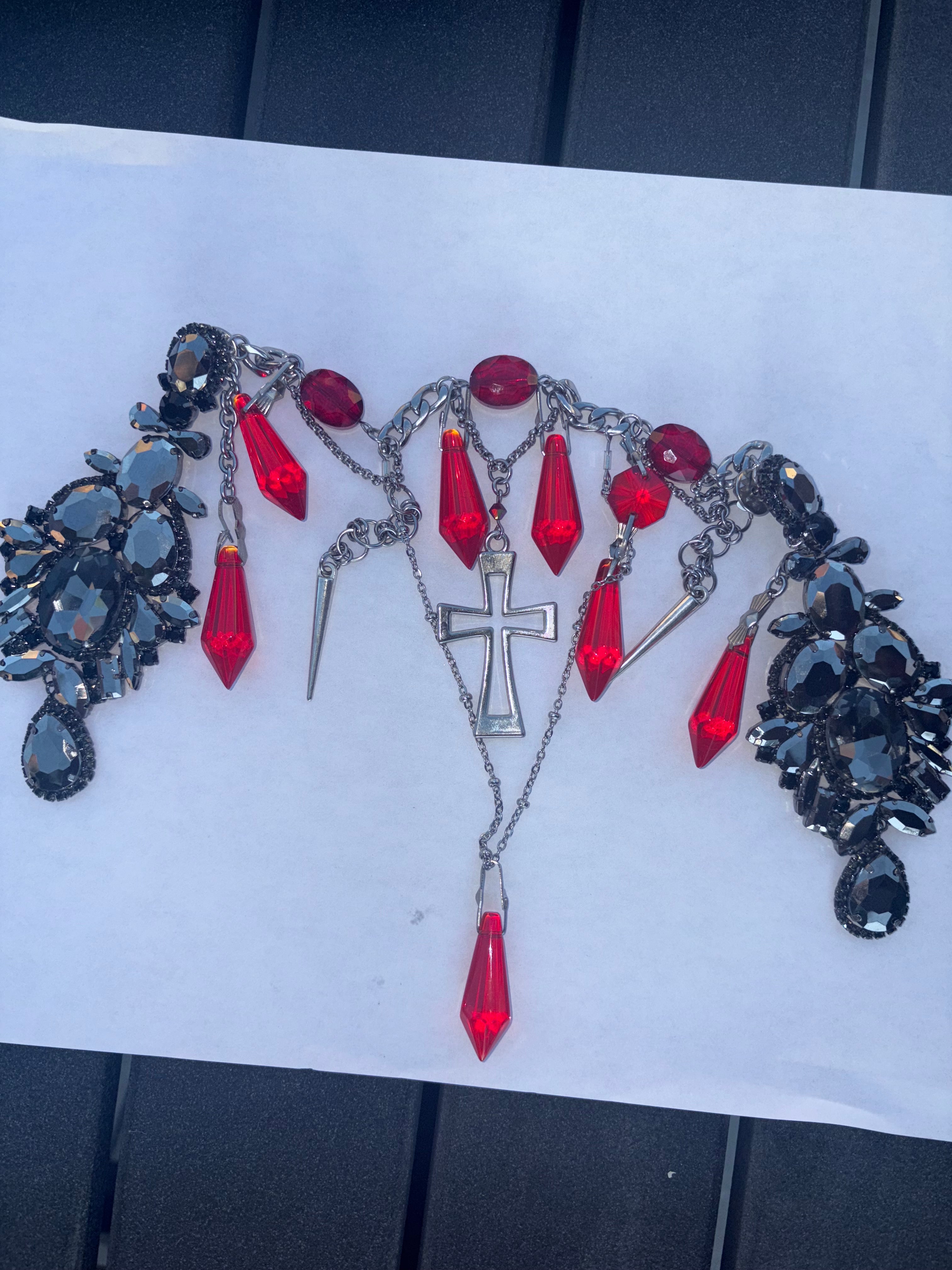Ripcut Siam Drip Collection Bracelet/Anklet, Necklace, Earrings Jewelry