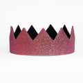Pink Glitter Crown