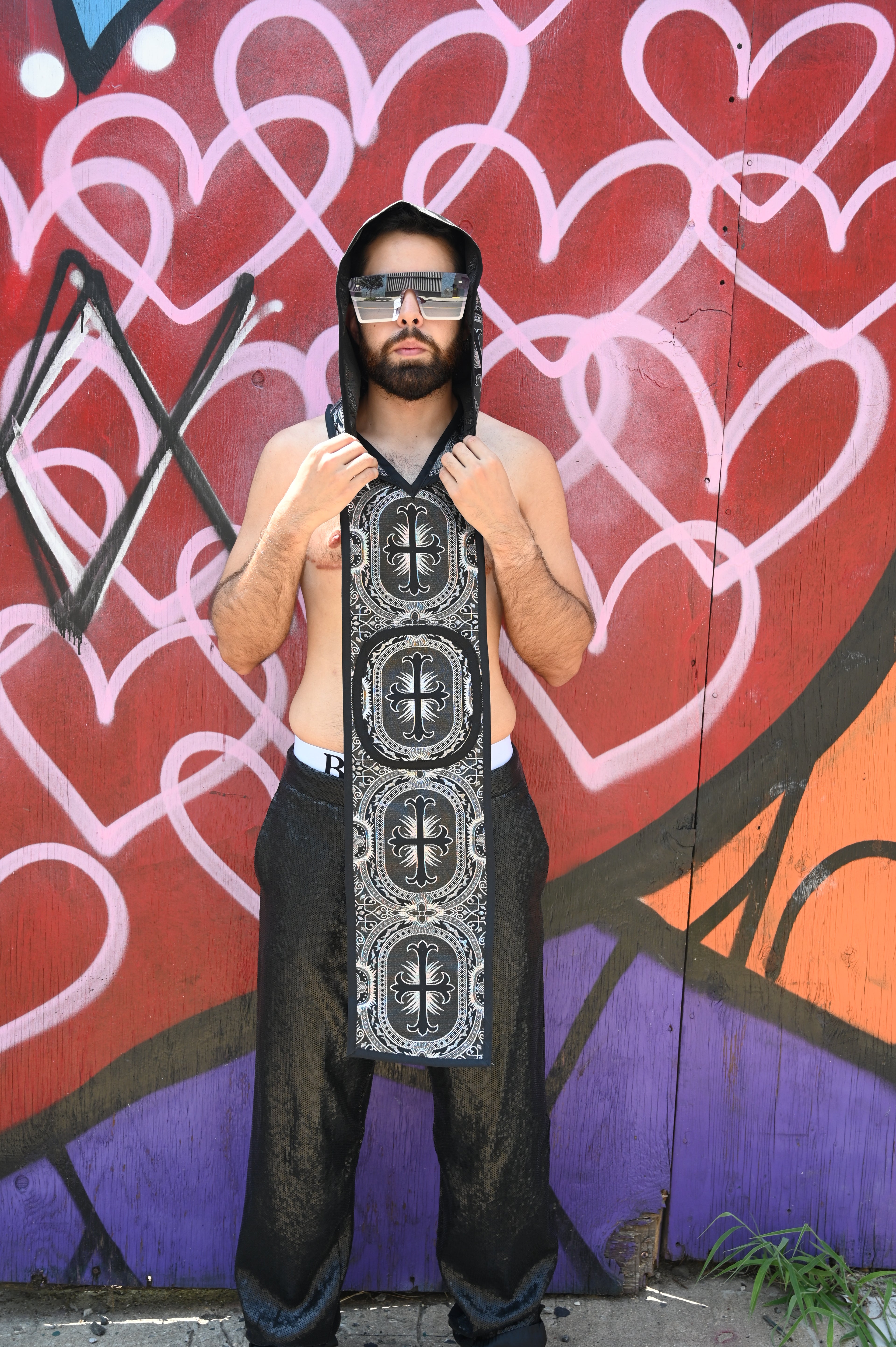 Mini Silver Brocade Tunic