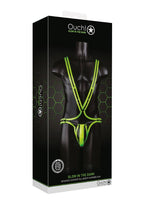 Full Body Harness - Glow In The Dark: Neon Green/Black / S/ M