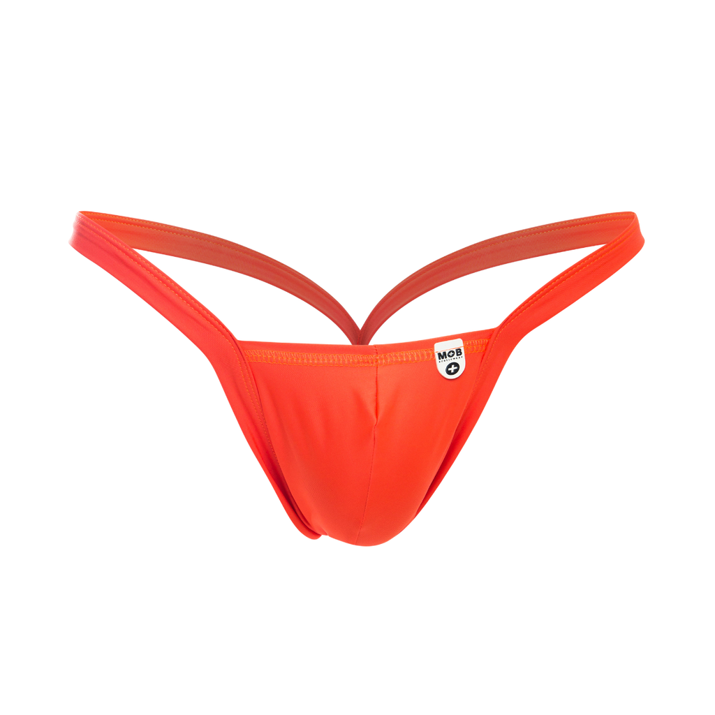 MOB Y Buns Tanga: Hot Pink / Medium