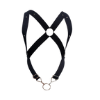 DNGEON Crossback Harness by MOB: Black / OS