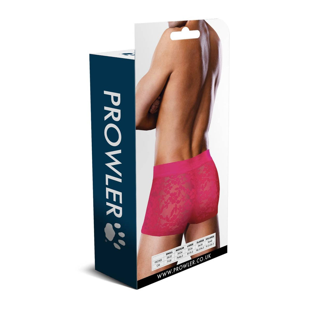 Prowler Pink Lace Underwear Collection: Open Back / 2XL