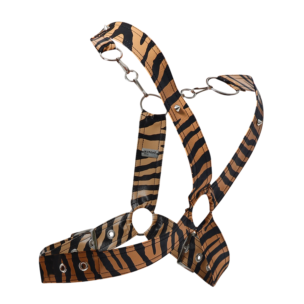 Dngeon Cross Chain Harness: LilaCamo / OS
