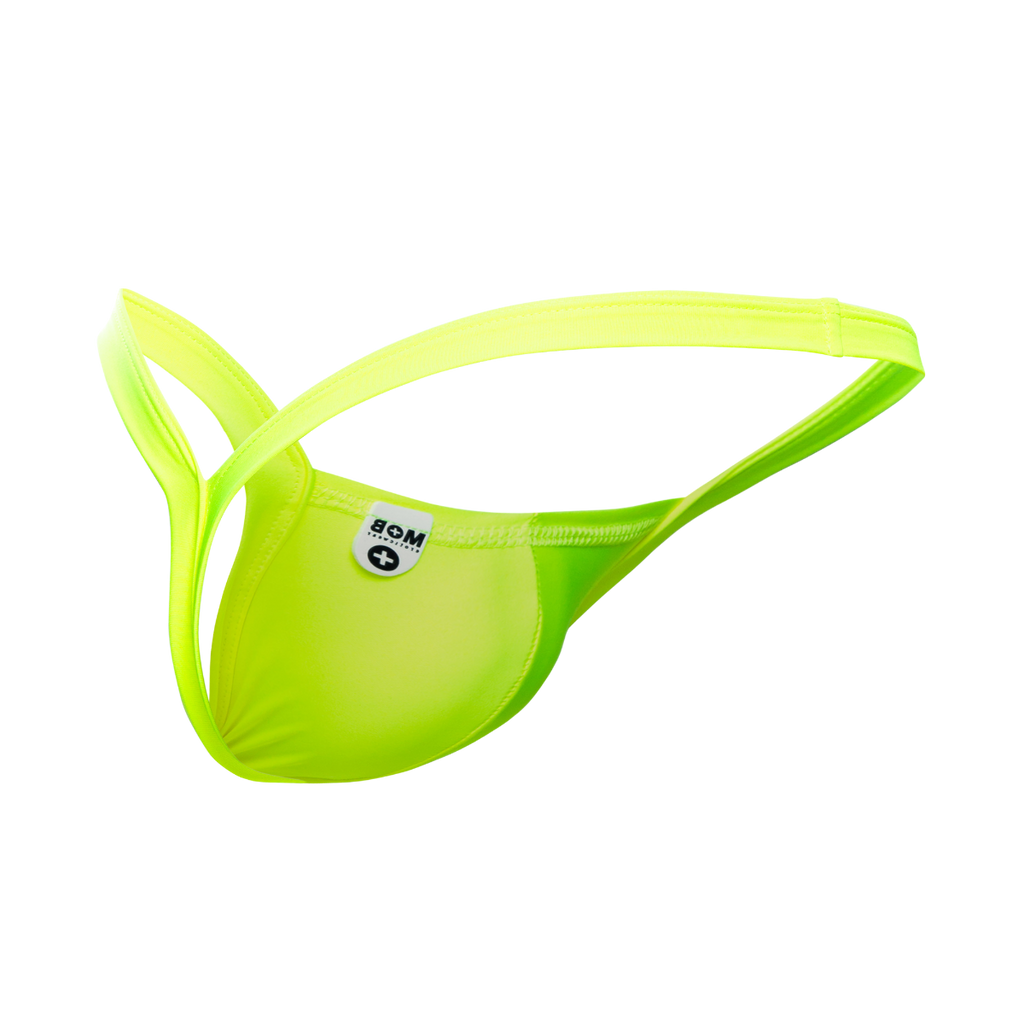 Y Buns Thong: Neon Yellow / Medium