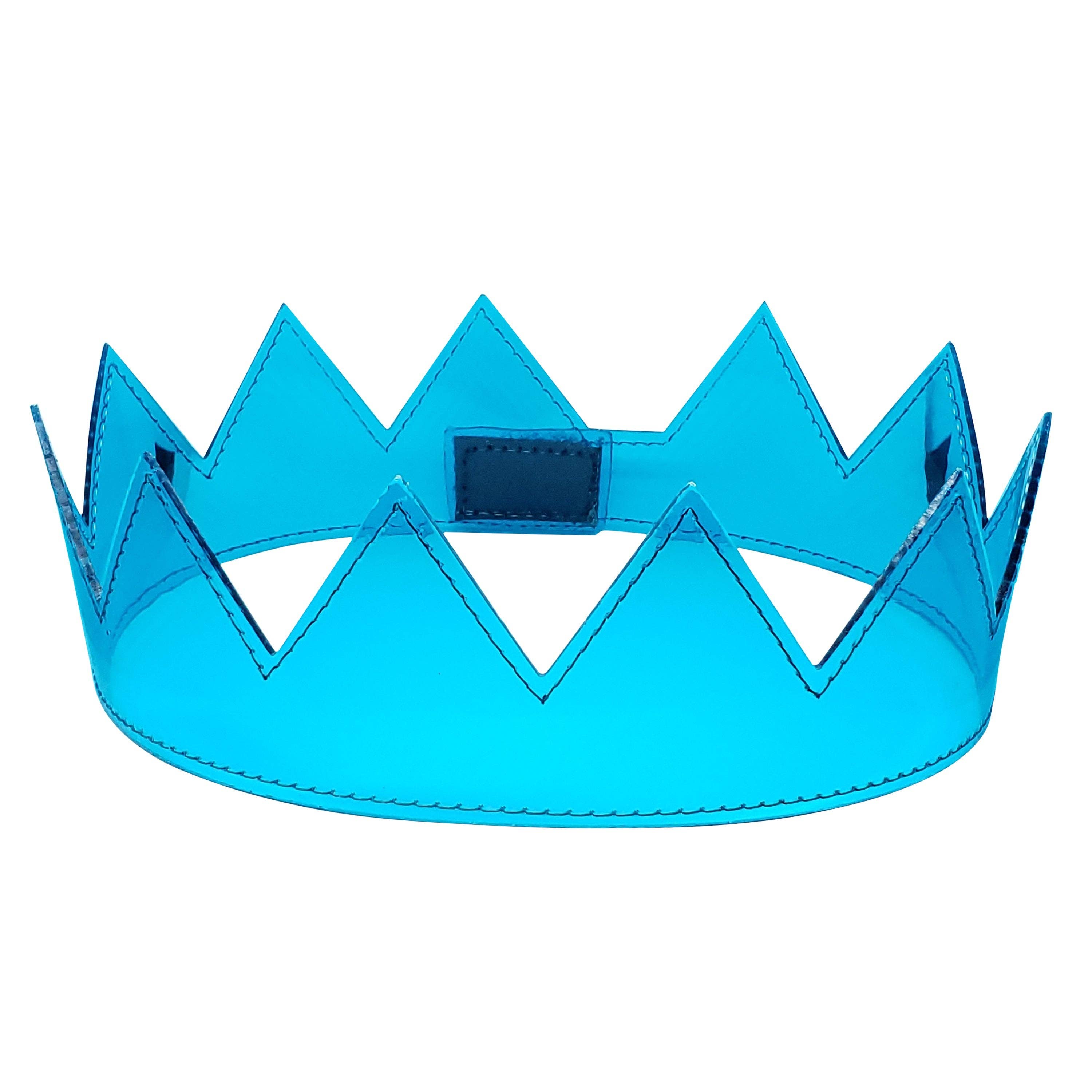 Clear PVC Crowns: Red
