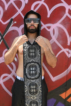 Mini Silver Brocade Tunic