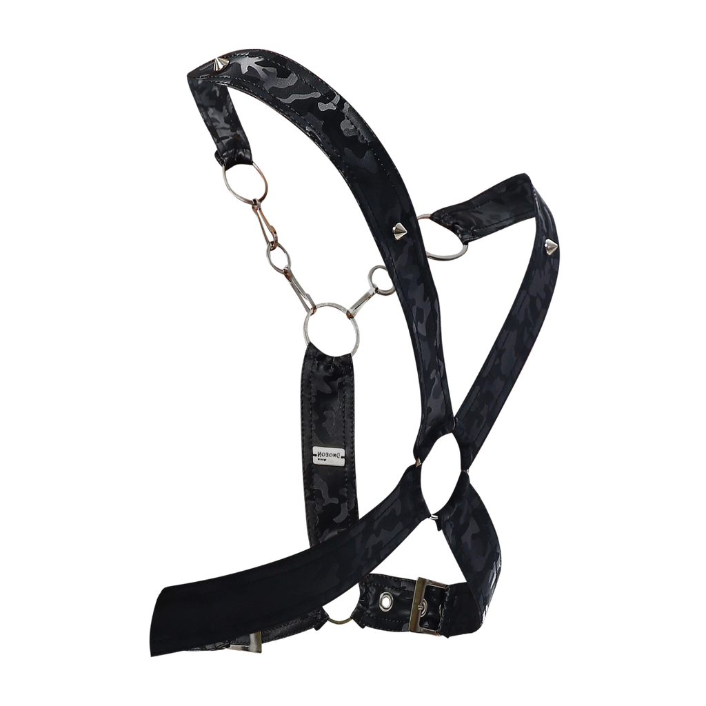 Dngeon Cross Chain Harness: LilaCamo / OS