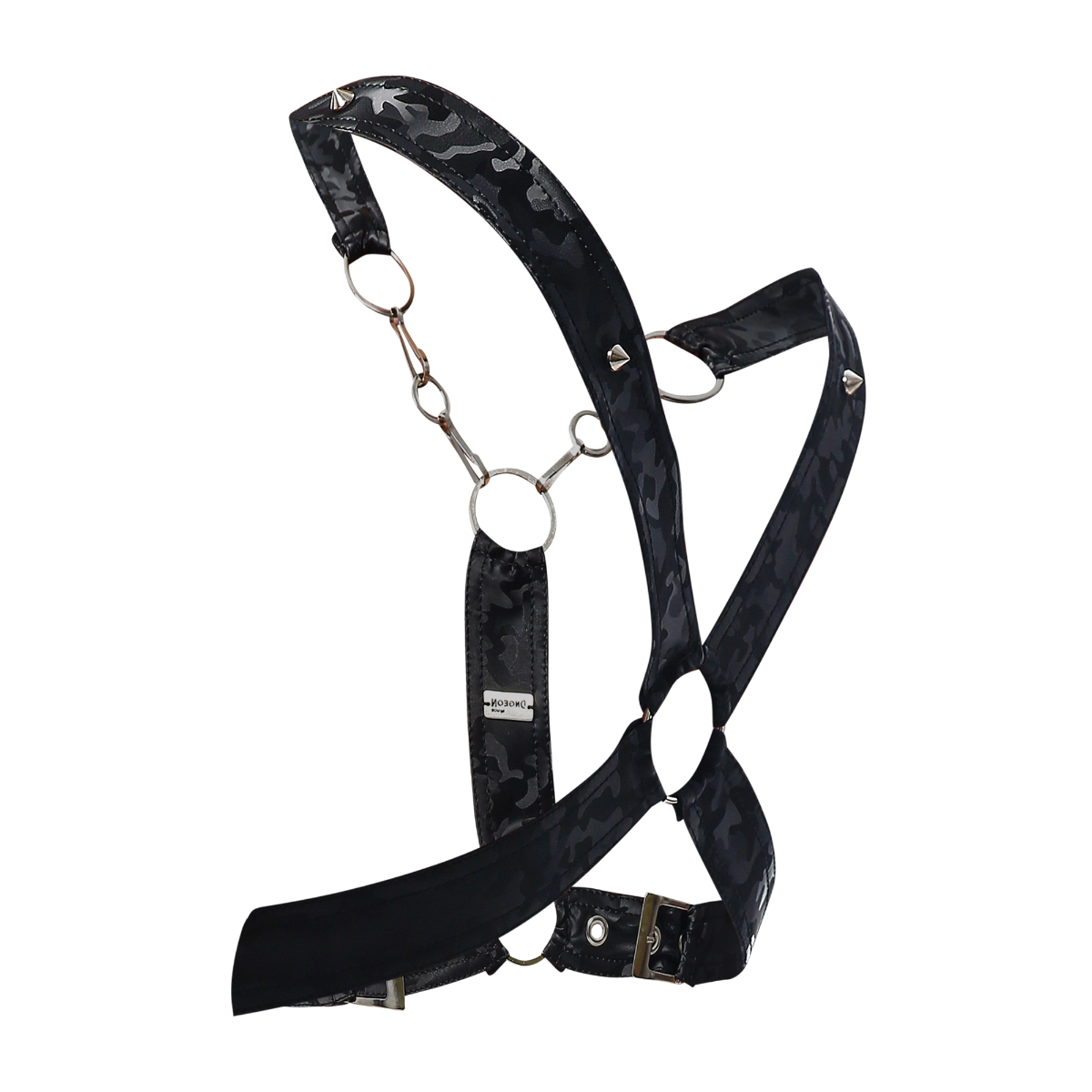 Dngeon Cross Chain Harness: LilaCamo / OS