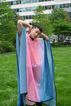 Deep Pink and Blue Ombre