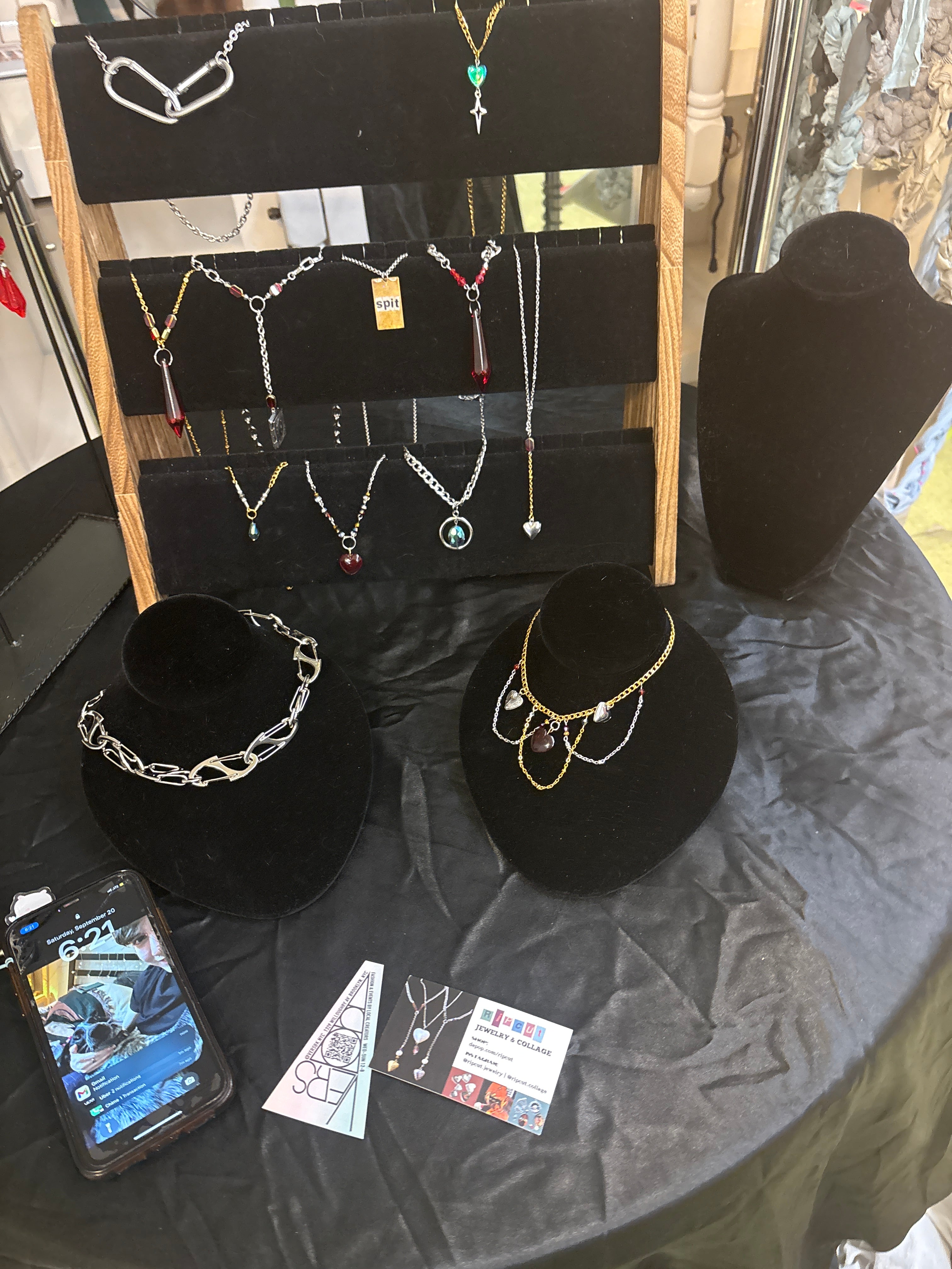 Ripcut Siam Drip Collection Bracelet/Anklet, Necklace, Earrings Jewelry
