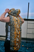 Poncho Snake Brocade