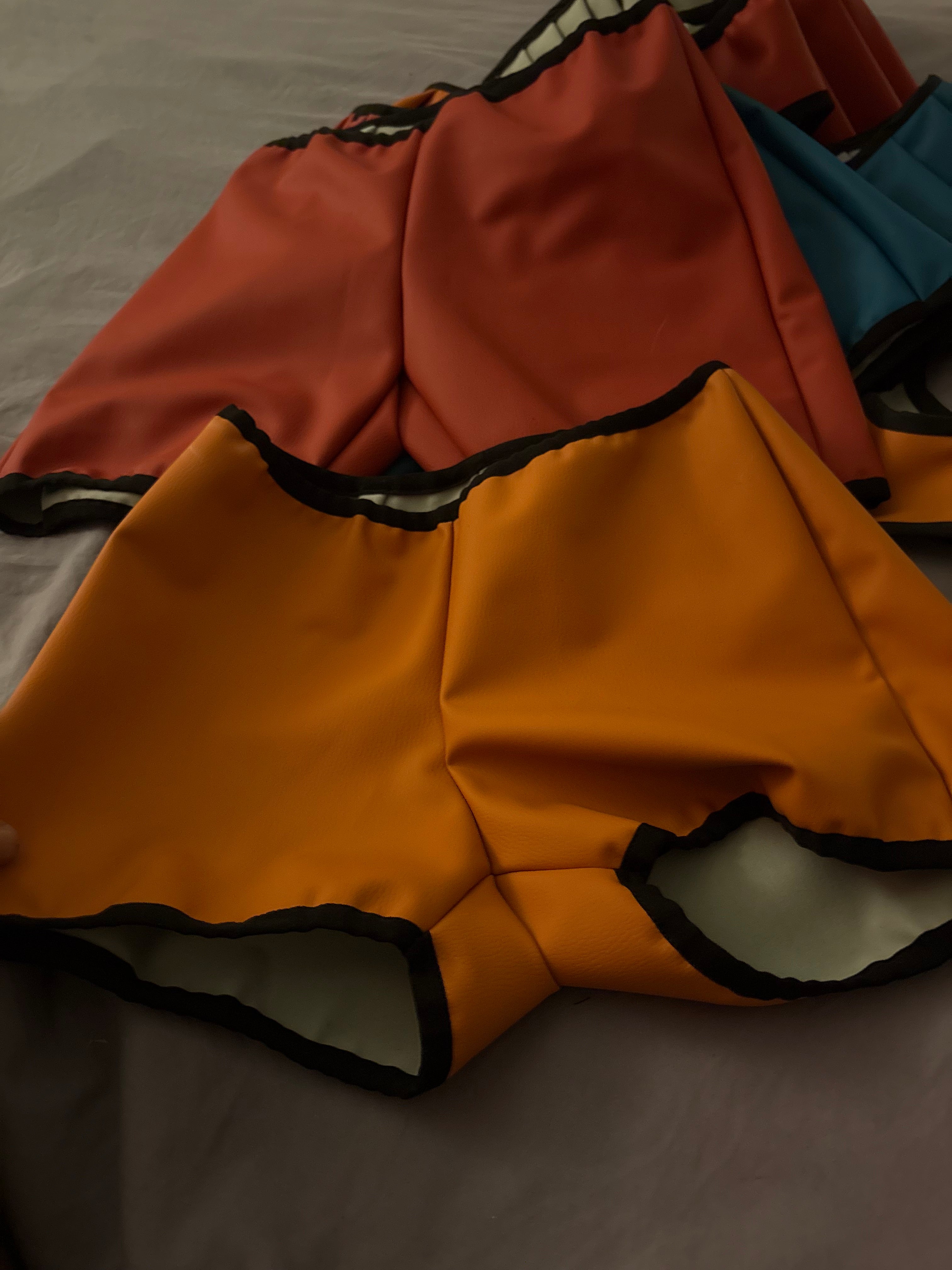 Vegan Leather Booty Shorts