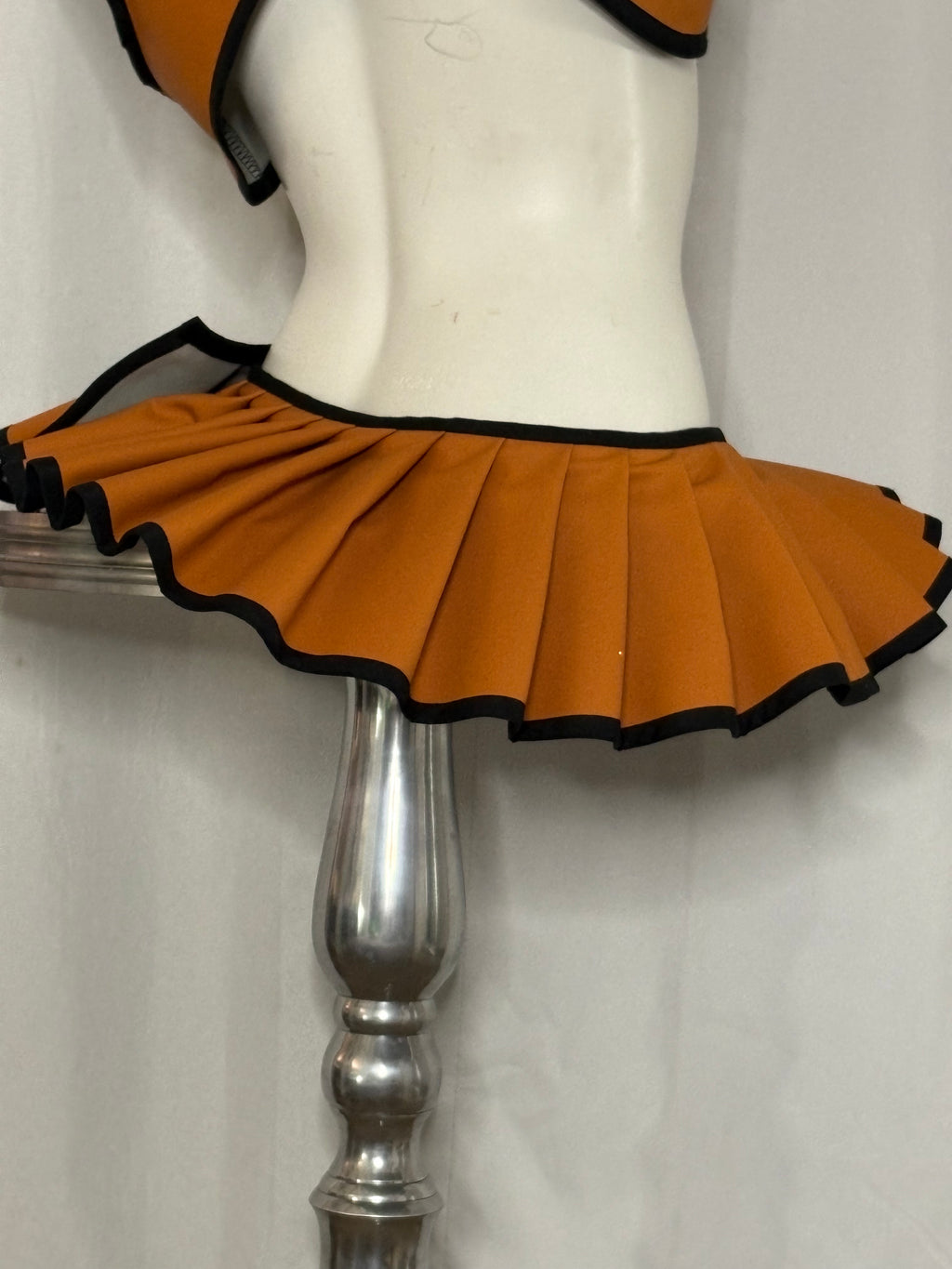 Vegan Leather Mini Skirt Wrap
