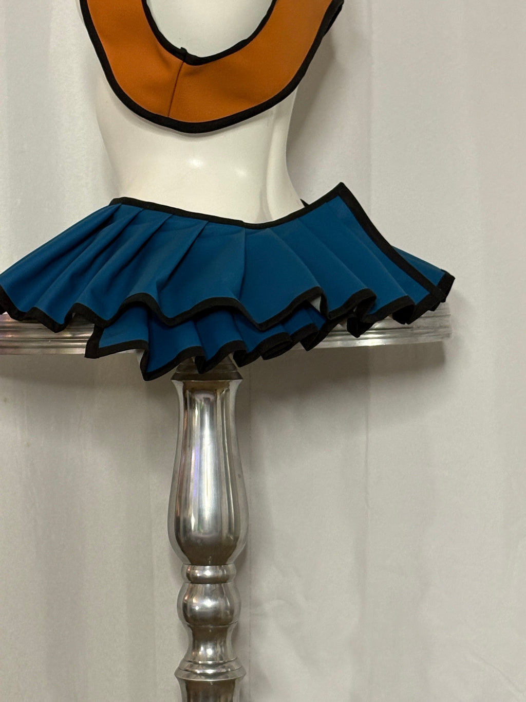 Vegan Leather Mini Skirt Wrap