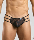 MOB  Lace Pouch Thong
