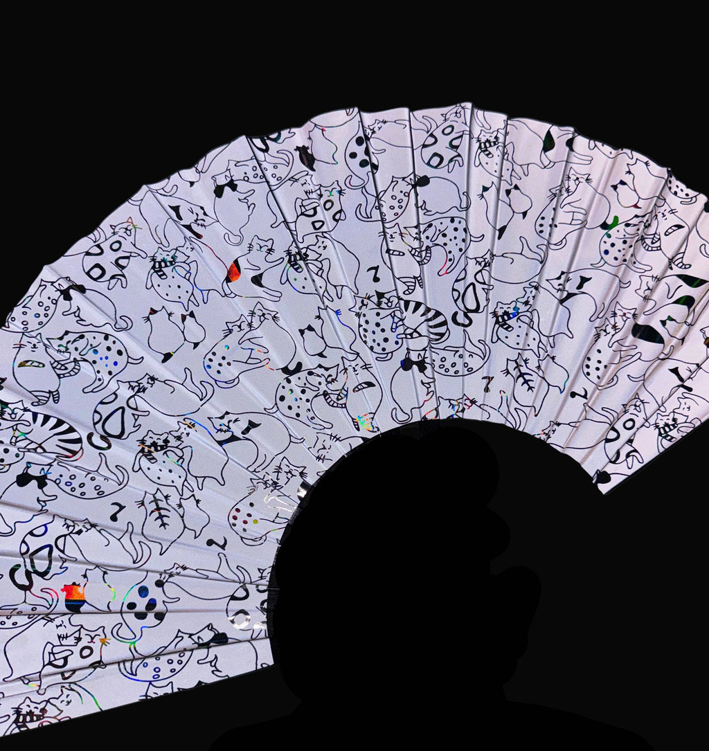Meow Meow Reflective Fan