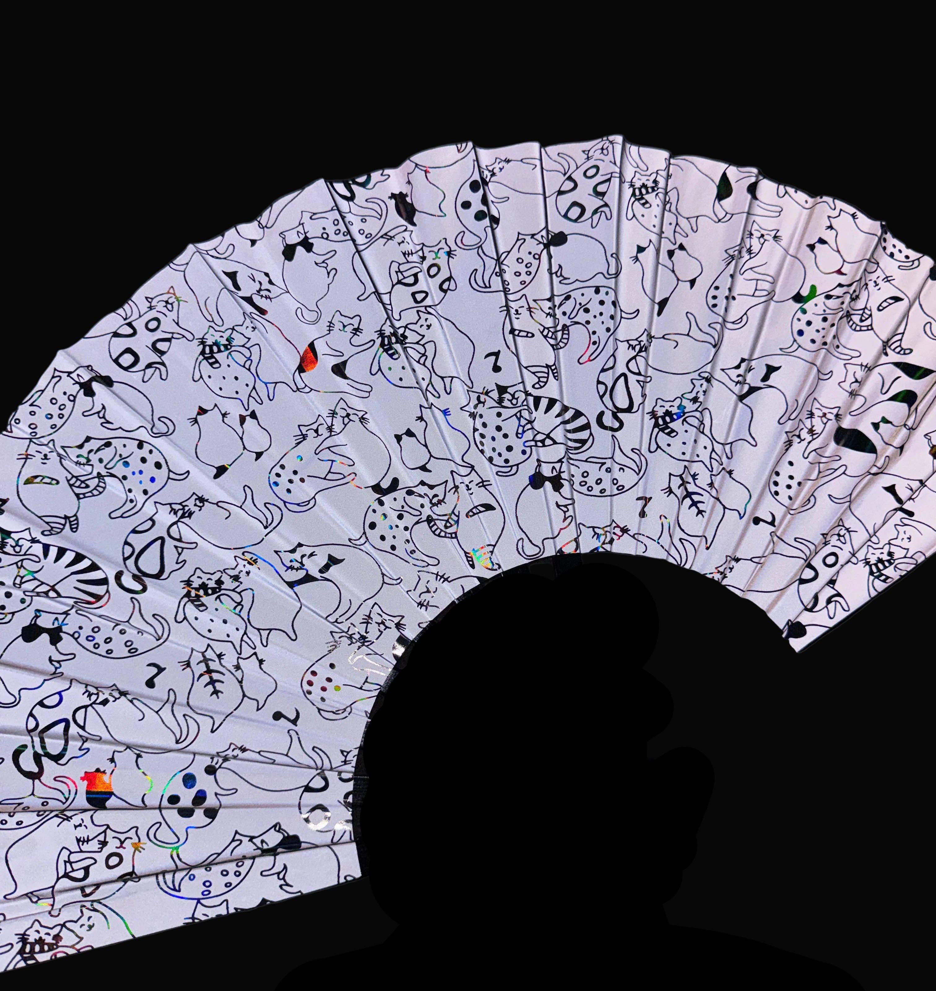 Meow Meow Reflective Fan