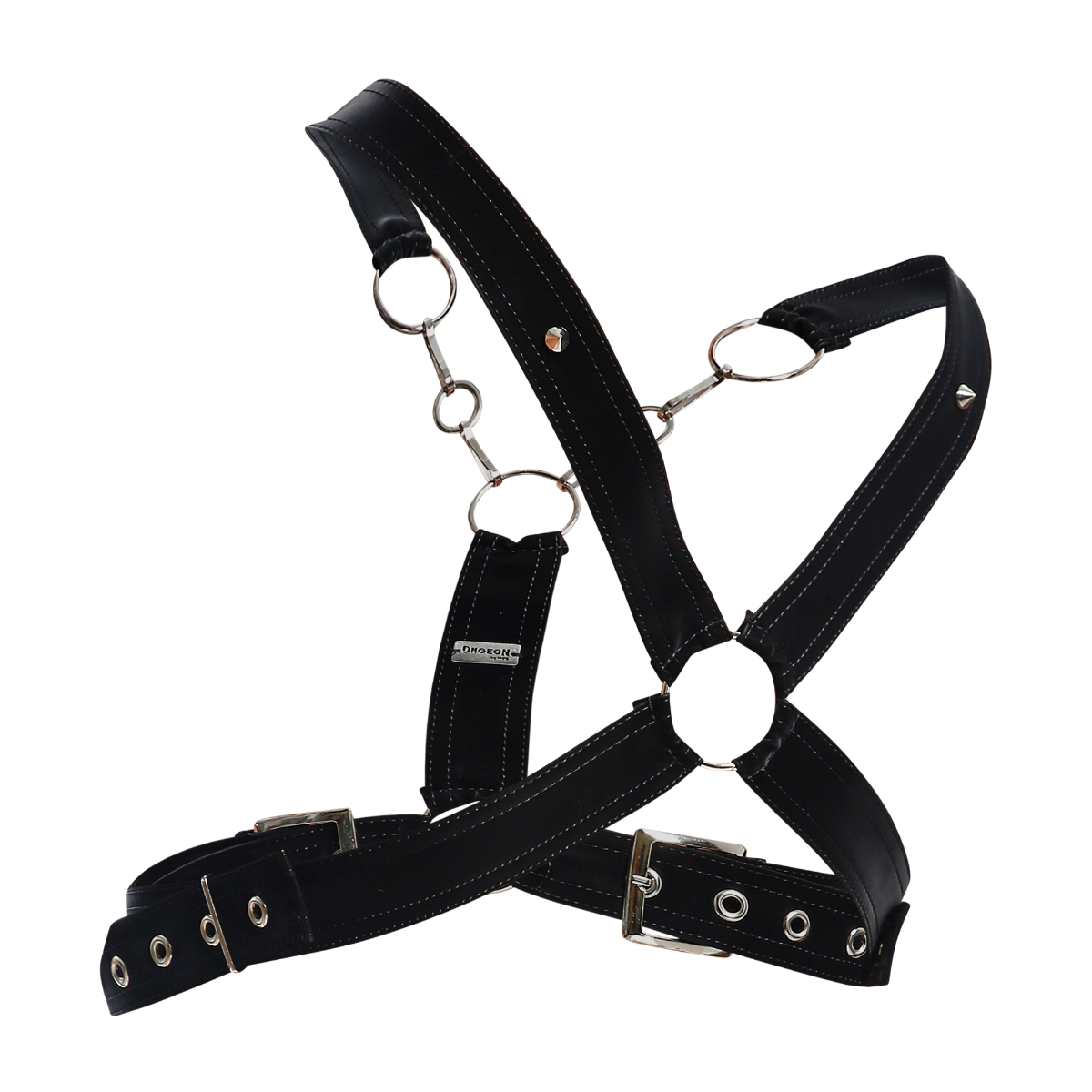 Dngeon Cross Chain Harness: LilaCamo / OS