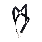 DNGEON Crossback Harness by MOB: Black / OS