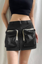 PAKETROCK MIT HOHER TAILLE SCHWARZ / XL