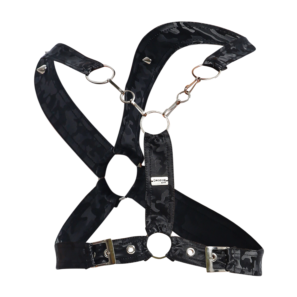 Dngeon Cross Chain Harness: LilaCamo / OS