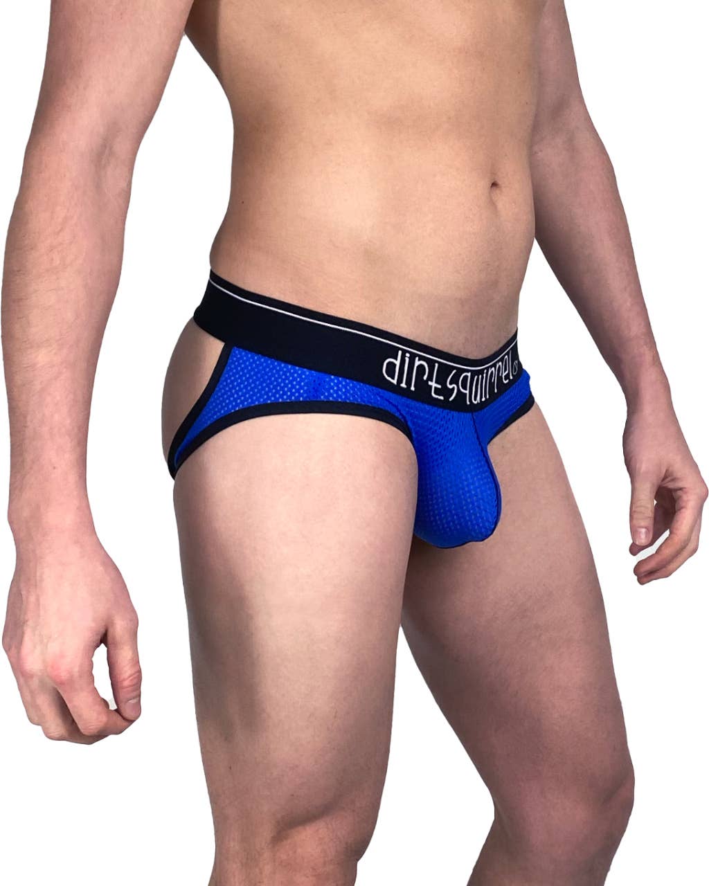 Königsblauer Mesh-Jock: 2X-Groß