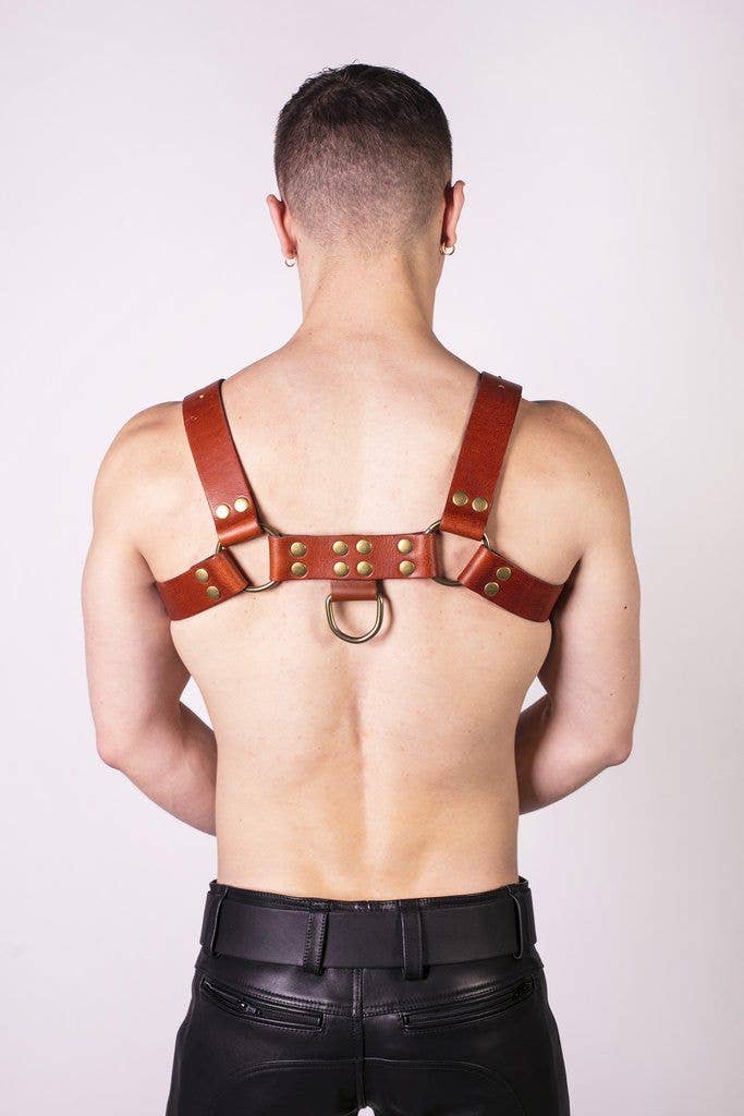 Prowler RED Butch Harness: Braun / Leder / XL