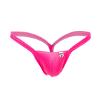 MOB Y Buns Tanga: Hot Pink / Medium