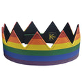 Rainbow Vegan Leather Crown