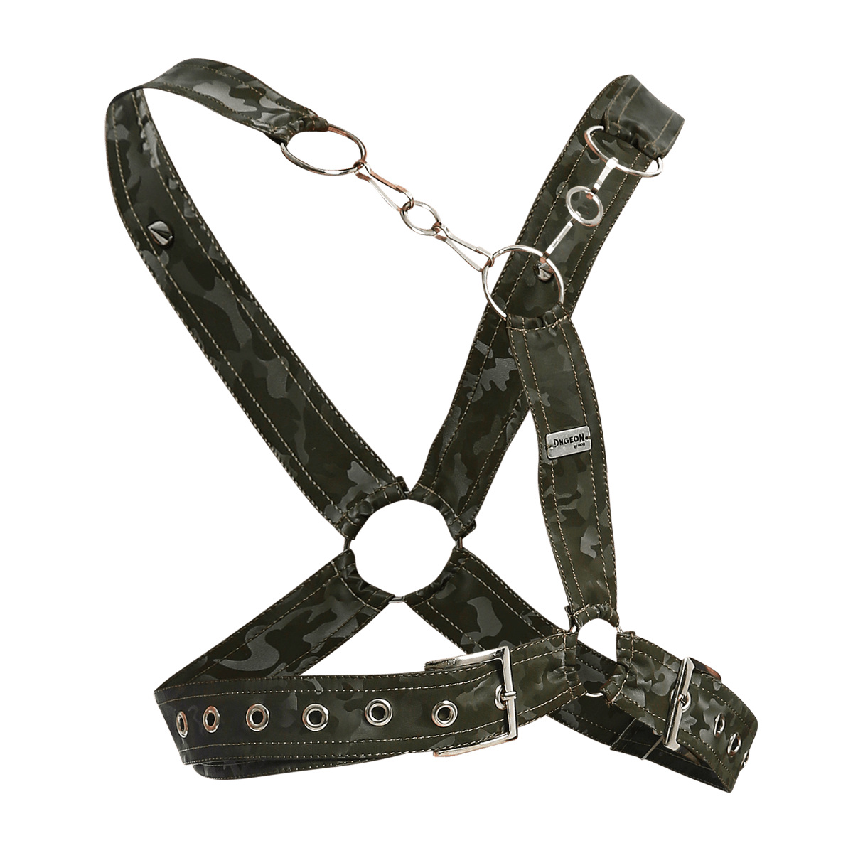 DNGEON Cross Chain Harness Camo