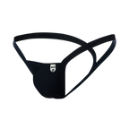 MOB Y Buns Tanga: Schwarz / Medium