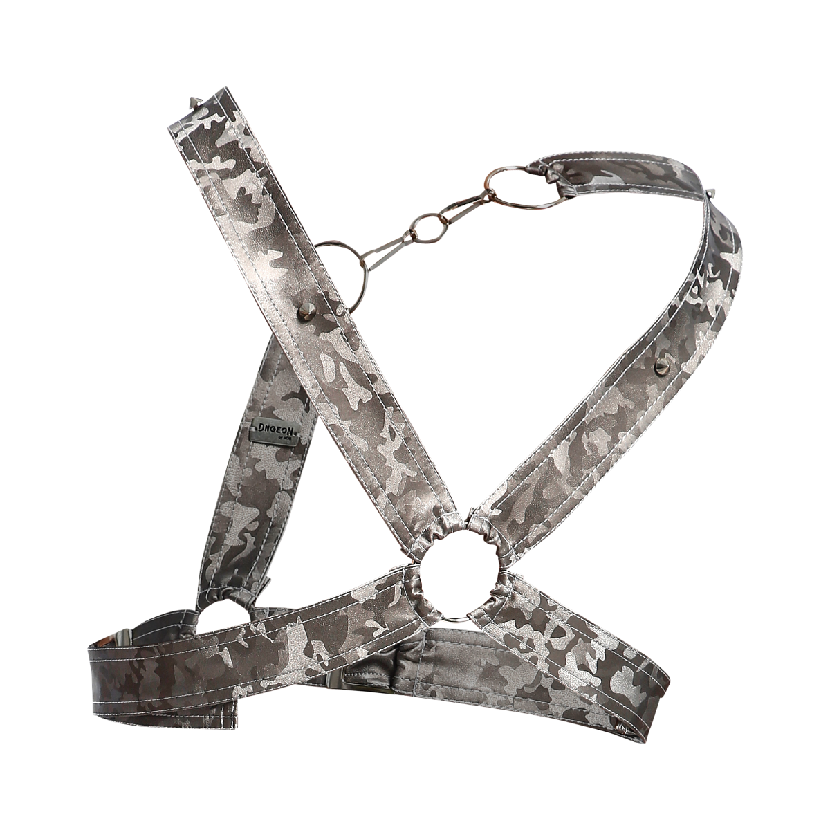 Dngeon Cross Chain Harness: LilaCamo / OS