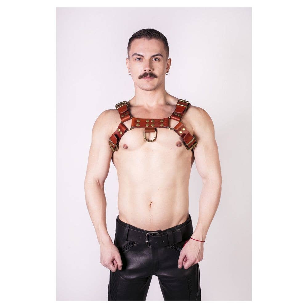 Prowler RED Butch Harness: Braun / Leder / XL