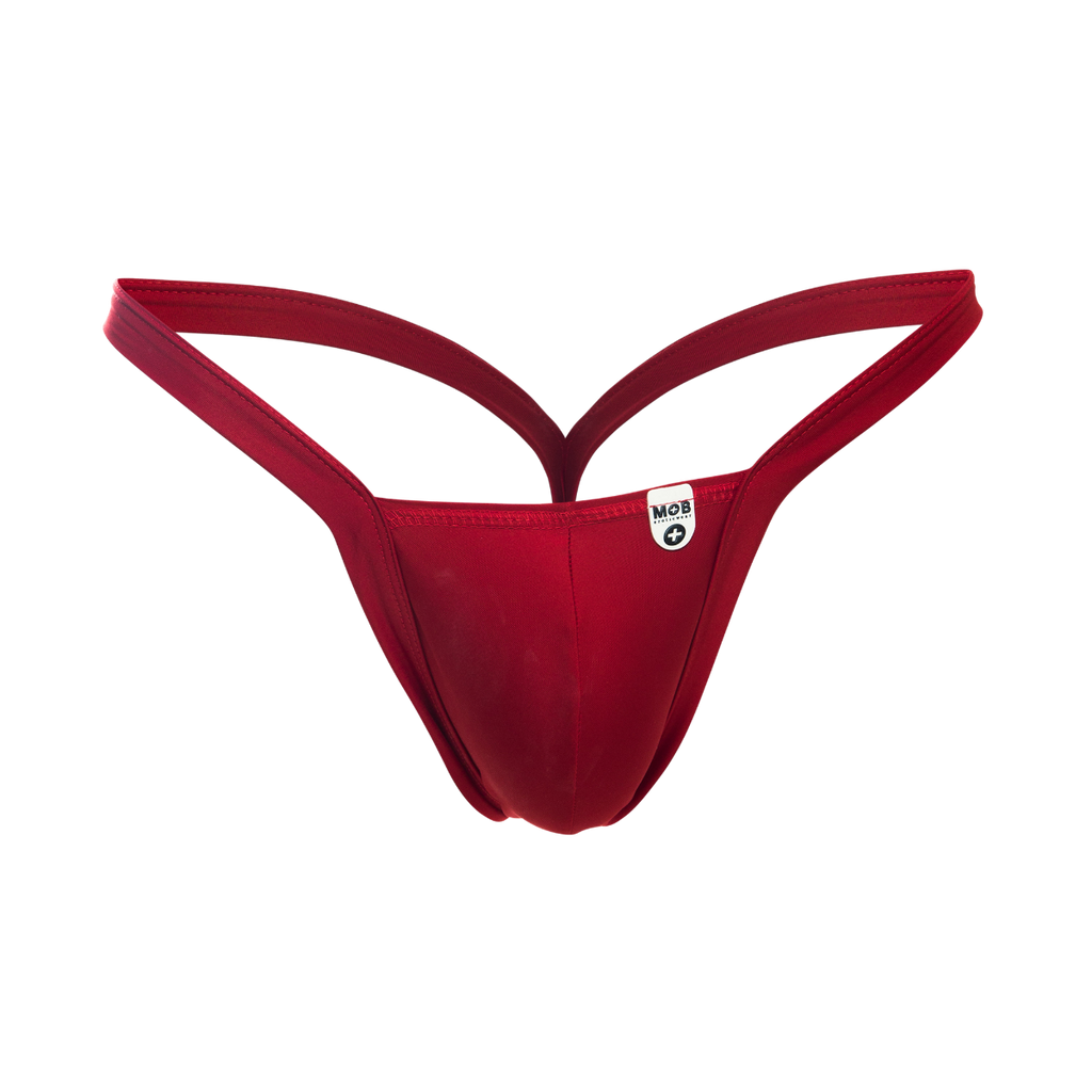 MOB Y Buns Tanga: Hot Pink / Medium