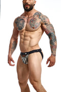 DNGEON Peakaboo Jockstrap BY MOB: Zebra / OS