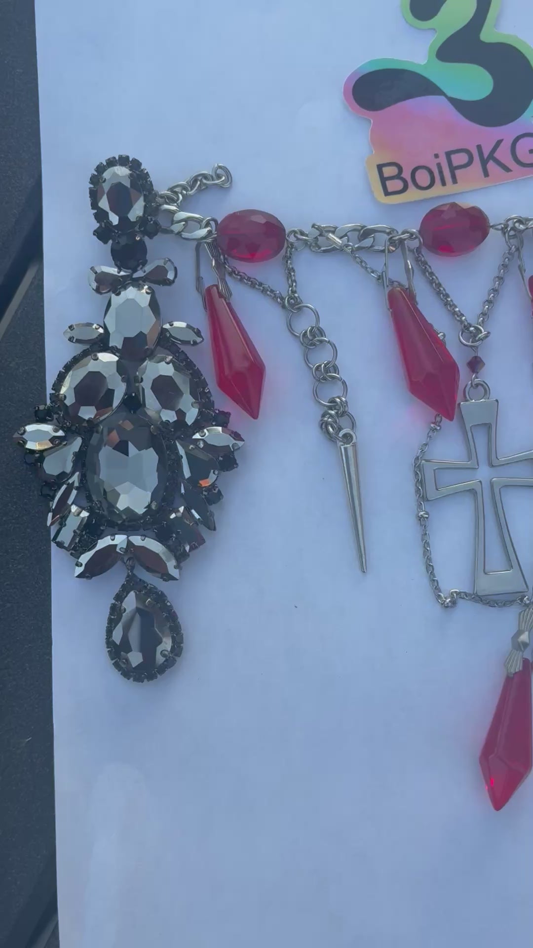 Ripcut Siam Drip Collection Bracelet/Anklet, Necklace, Earrings Jewelry