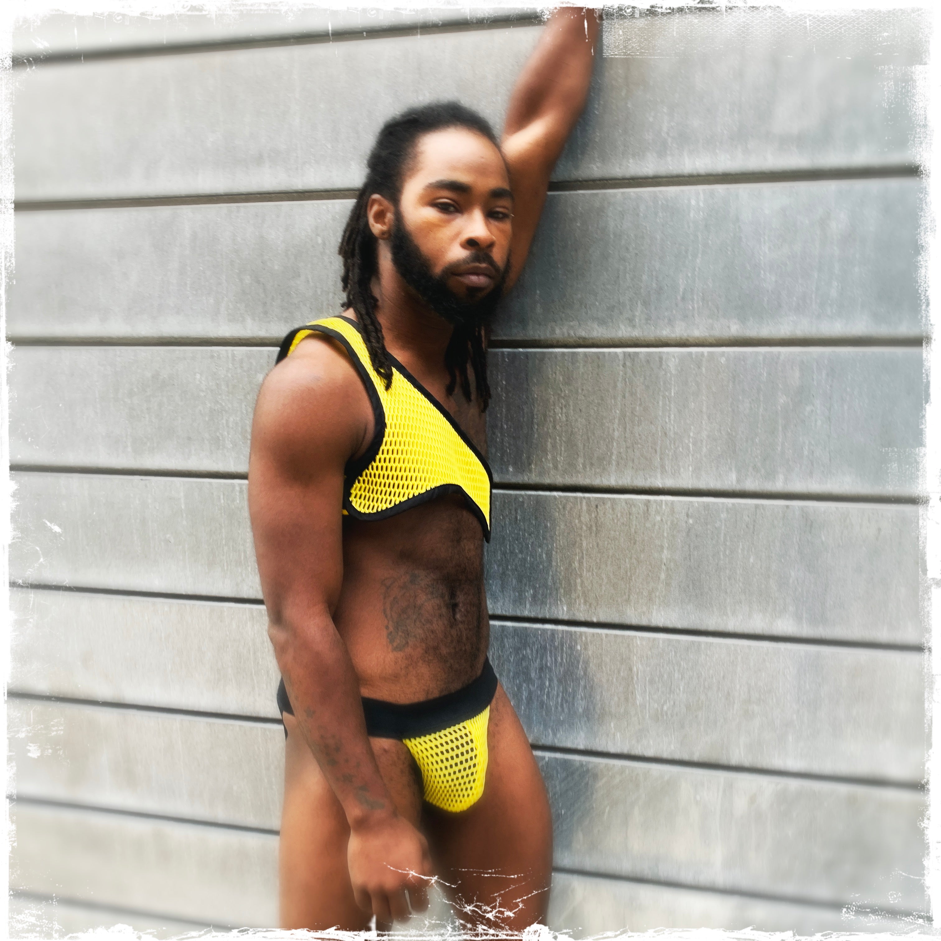 Doppellagiger Mesh-Jock mit Wabenstruktur