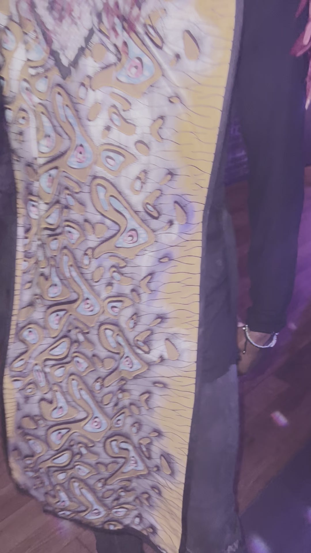 Tunika mit Amöbenfedern